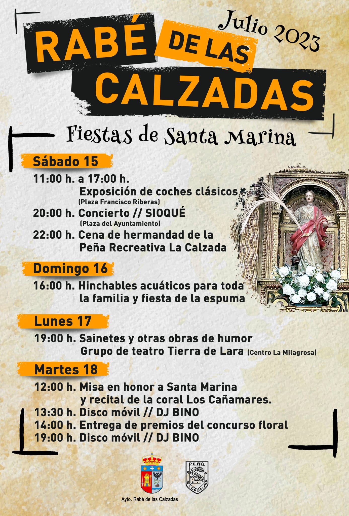 Fiestas Santa Marina 2023