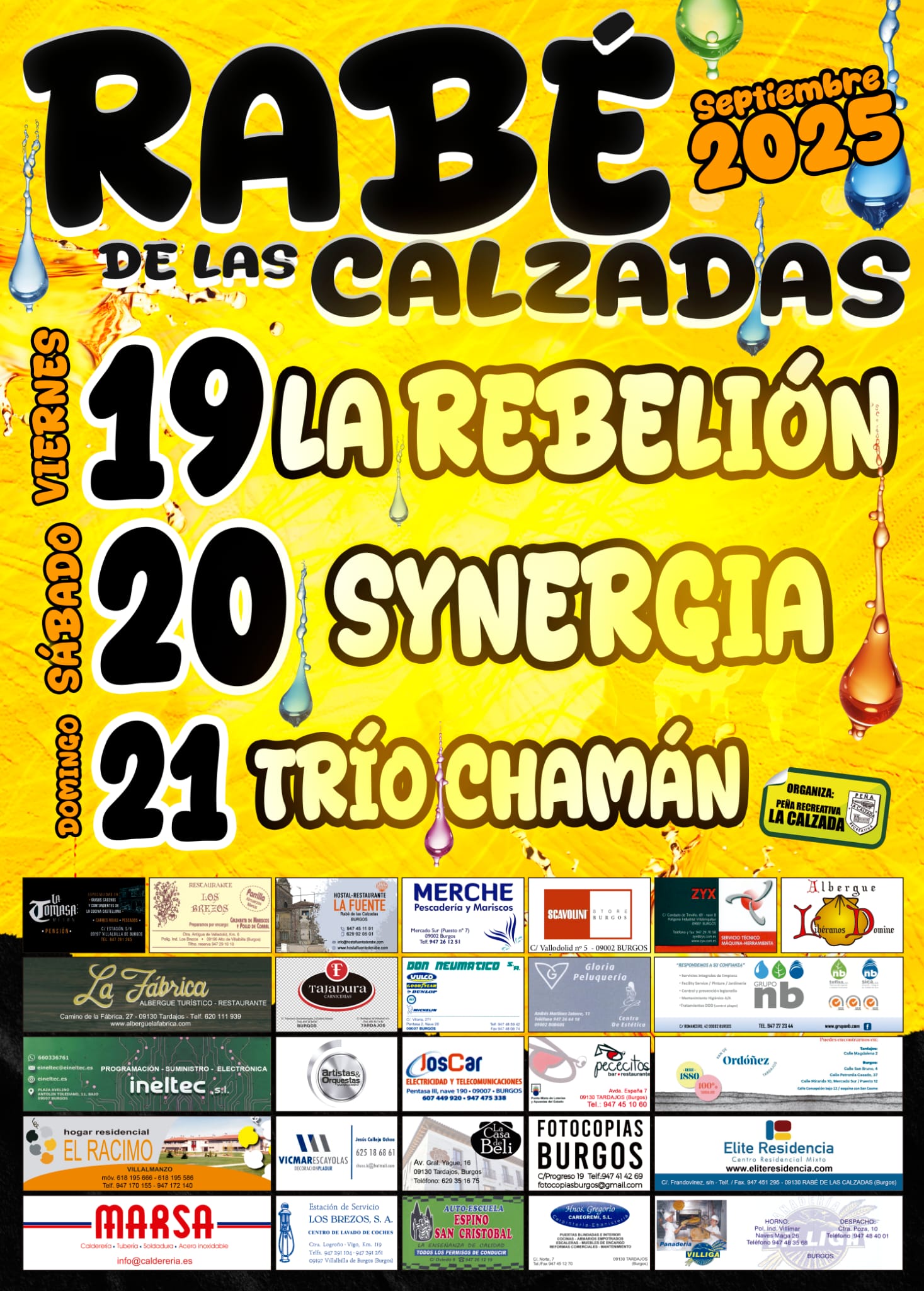 Fiestas de Rabé de las Calzadas Septiembre 2025